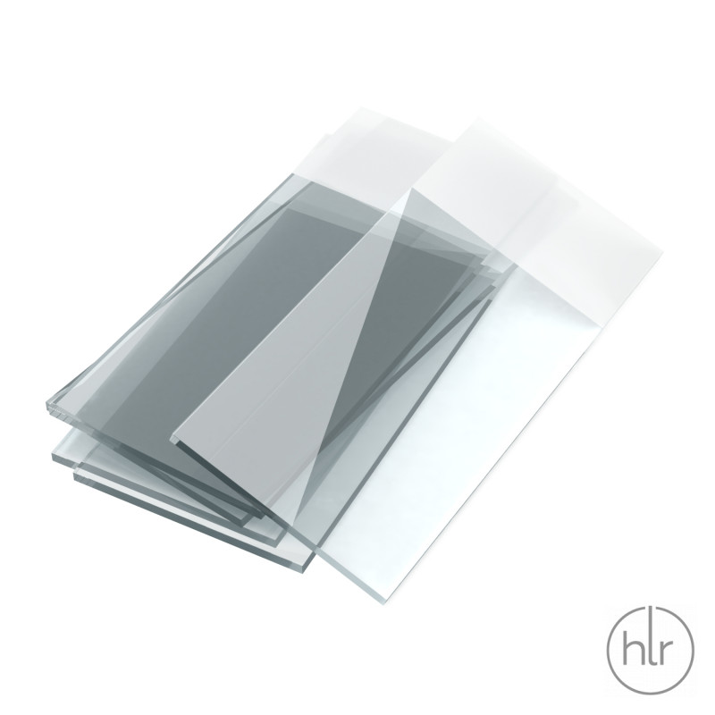 Стекло предметное 25,4 х 76,2 с белым полем на одной стороне стекла 7105 «Labexpert»